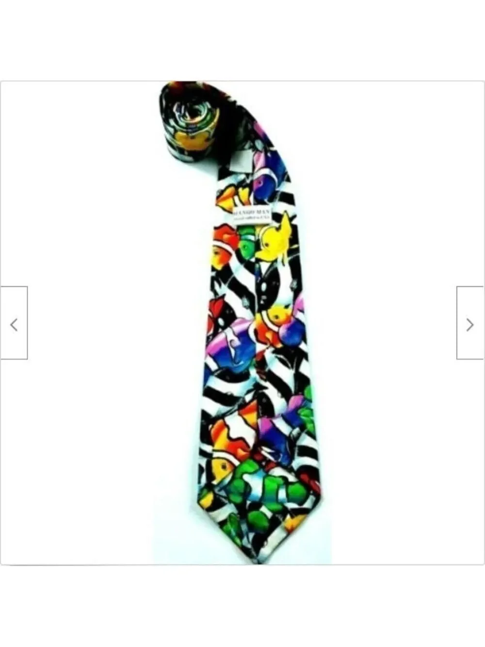 Clown Fish Tie Sea Life Salt Water